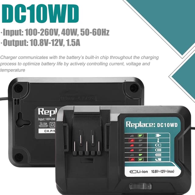 Thumbnail 1 de BL1021B 2,0 Ah Akku fĂŒr Makita đ