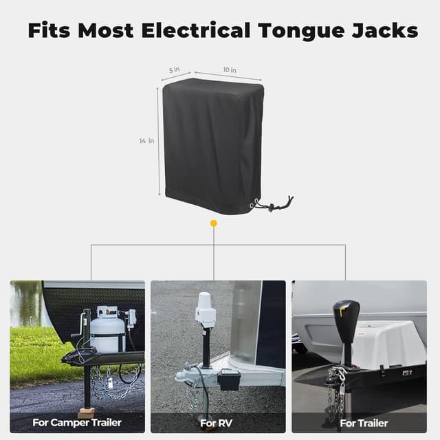 Thumbnail 3 de BougeRV Electric Tongue Jack Cover 14