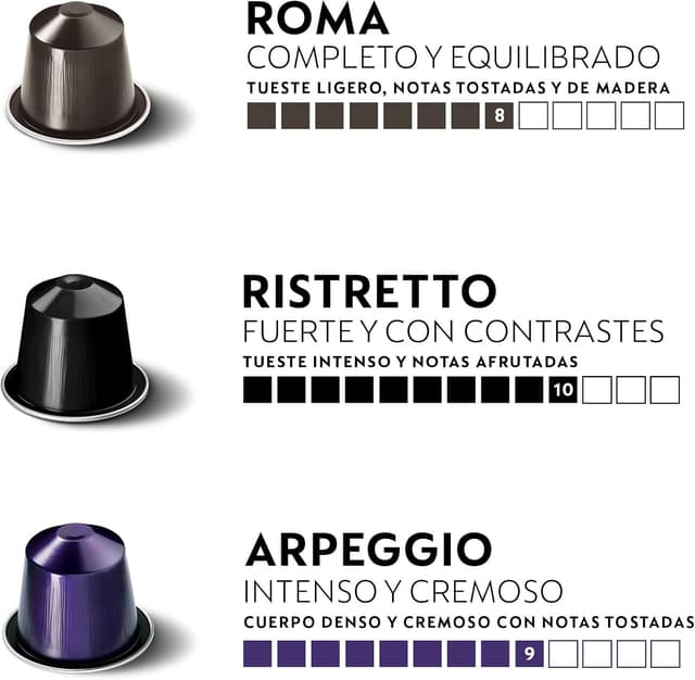 Detalle 2 de Nespresso Original 50 Cápsulas de Café ☕ Variedad Gourmet