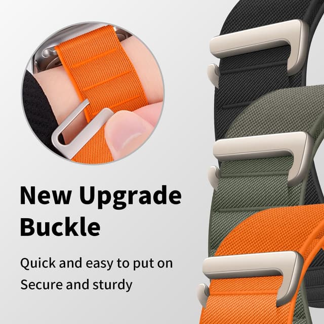 Detalle 2 de Alpine Loop 3-Pack Nylon Sport Band for Apple Watch