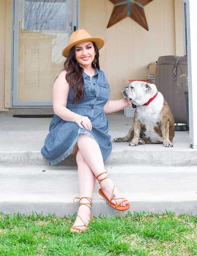 Detalle 2 de luvamia Women’s Casual Summer Lapel Sleeveless Button-Down Short Denim Jean Dress