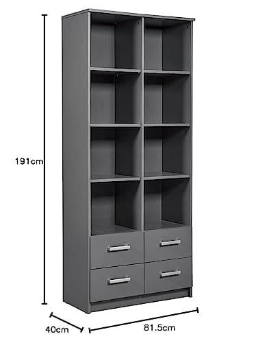 Detalle de Elenzio Inter Link Estantería regulable 8 compartimentos