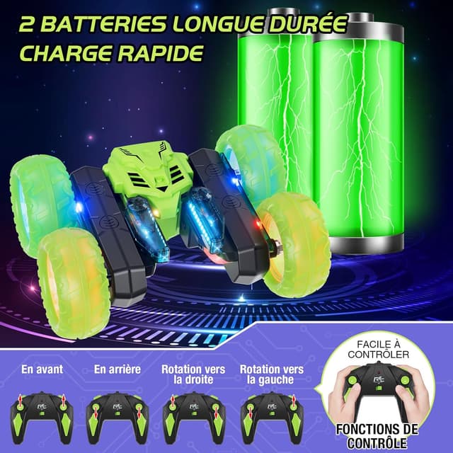 Thumbnail 5 de Amicool Voiture Télécommandée Vert 4WD