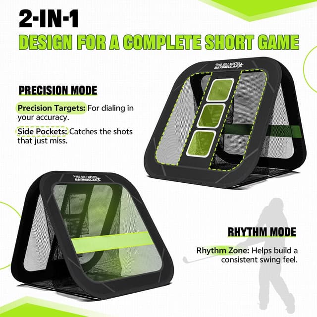 Thumbnail 1 de BAYINBULAK Golf Chipping Practice Net 31in