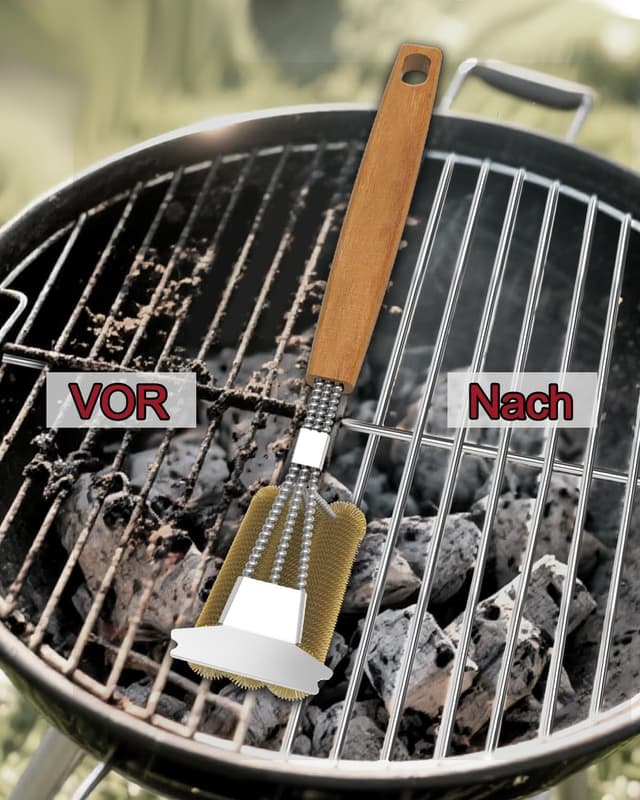 Thumbnail 5 de Grillbürste Messing Edelstahl 39 cm