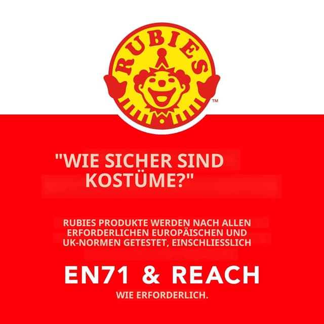 Thumbnail 2 de Rubie's Mädchen Wig Perücke Einheitsgröße 🎭