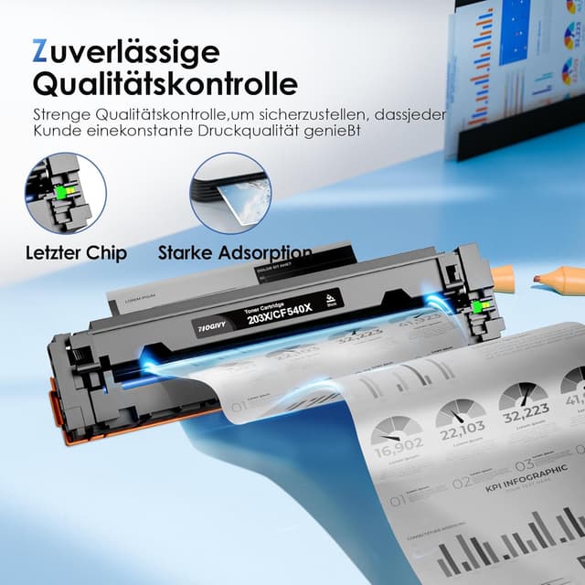 Thumbnail 4 de NOGIVY 203X CF540X Schwarz Toner