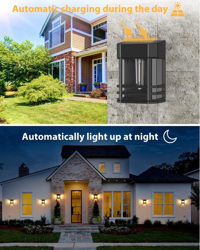 Thumbnail 2 de Woolmug Solar Fence Lights 4 Pack