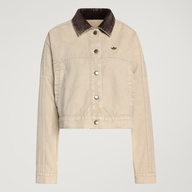 Detalle 2 de Adidas CHAQUETA DEPORTIVA CANVAS beige