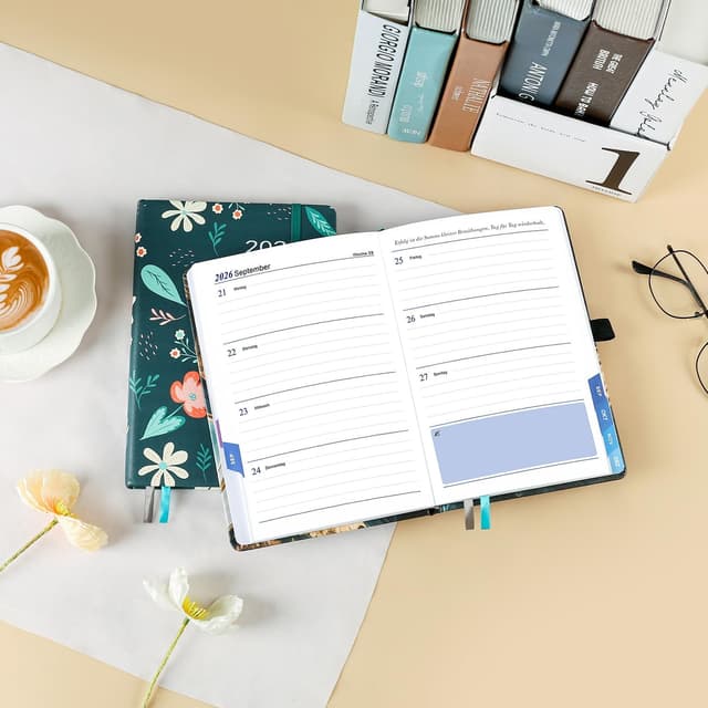 Detalle 2 de Kalender 2026 A5 Terminplaner mit Hardcover đź“•