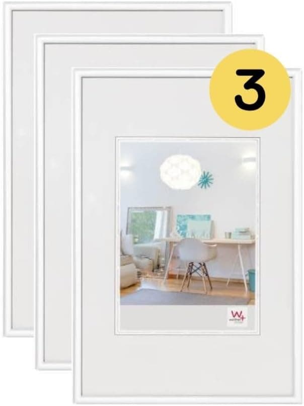 Detalle de Walther Design cadre photo blanc 10 x 15 cm (lot de 3) KV015W3
