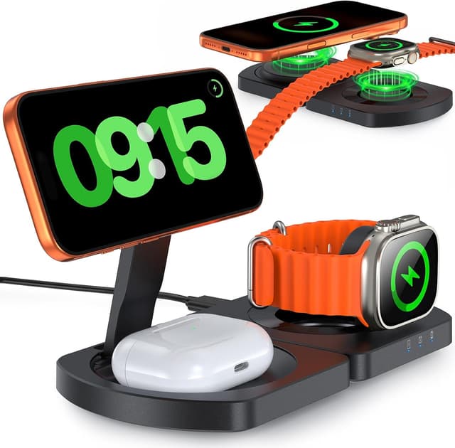 Detalle de EGV Wireless Charger 3-in-1 MagSafe Stand