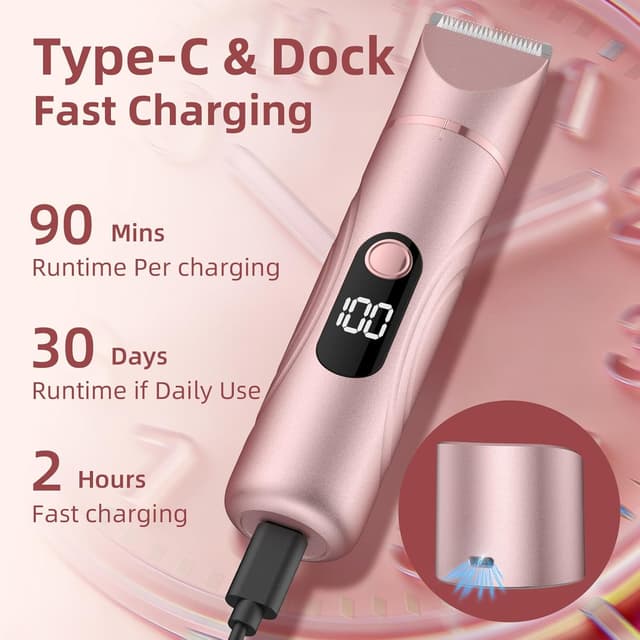 Thumbnail 6 de SHOBES Lady Shavers 3-in-1 bikini trimmer and razor for women (rose gold)