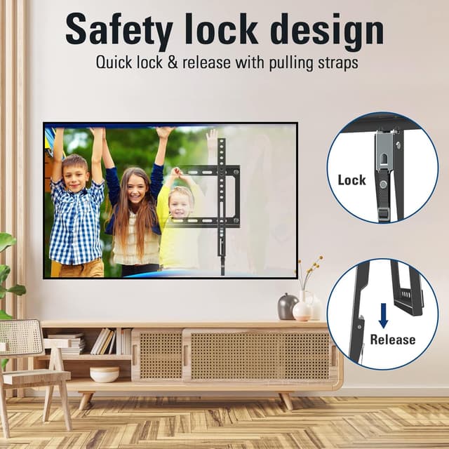 Detalle 1 de Fixed TV wall bracket 26-60 inch MD2361-K-02