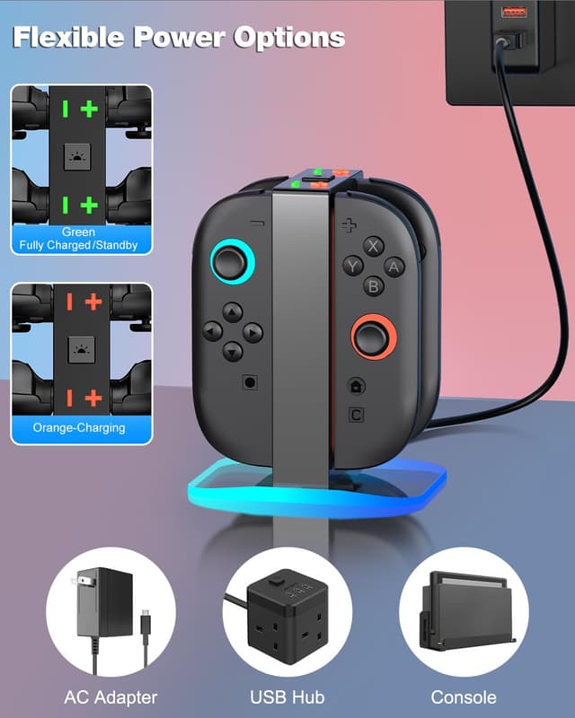 Detalle 1 de Fanxieast Switch 2 charging dock