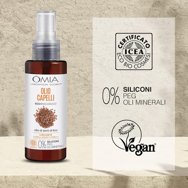 Thumbnail 4 de Omia Olio Capelli Eco‑Biologico 100 ml