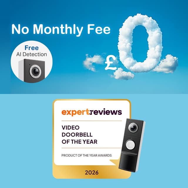 Thumbnail 1 de TP-Link Tapo D235 2K 5MP Wireless Doorbell with 180° DFOV