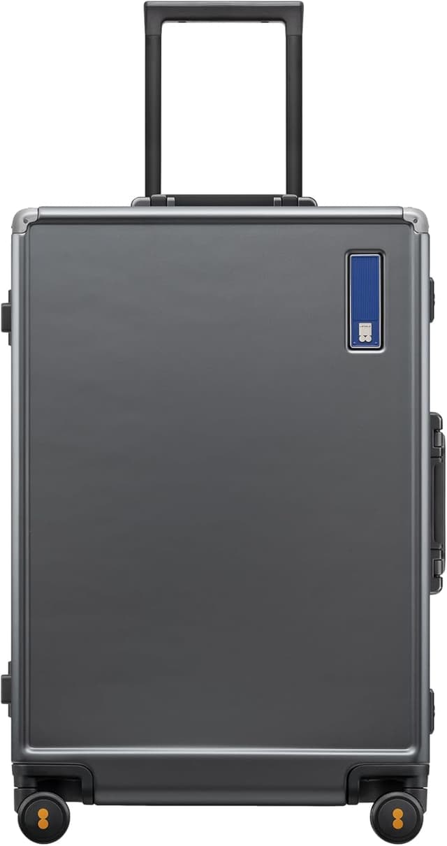 Detalle de LEVEL8 24-inch Zipperless Carry-On Suitcase with Aluminium Frame
