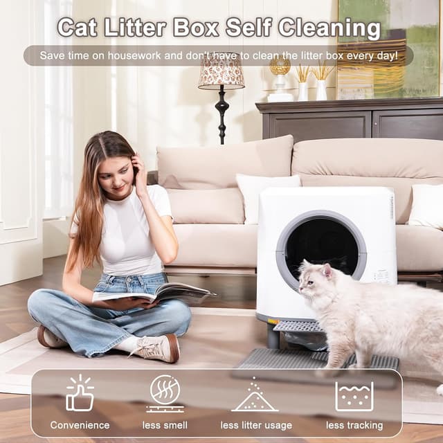 Thumbnail 1 de Ellenpent Automatic Litter Box 90L 🐾