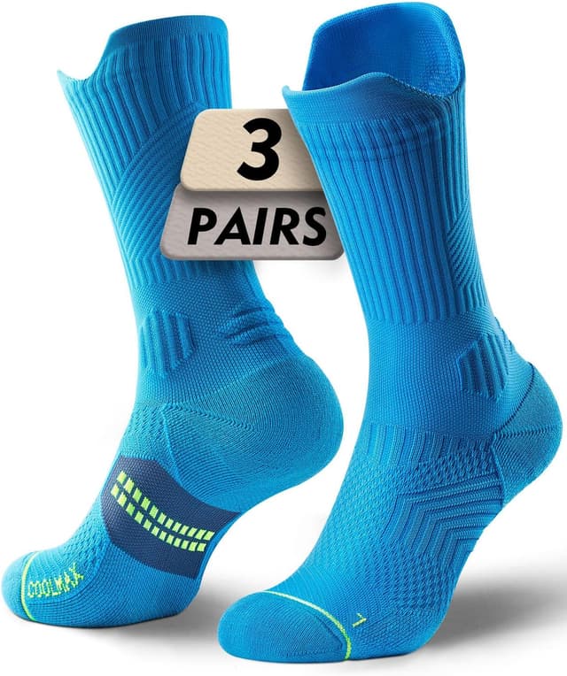 Thumbnail 6 de Juclise Coolmax Bamboo Crew Compression Running Socks