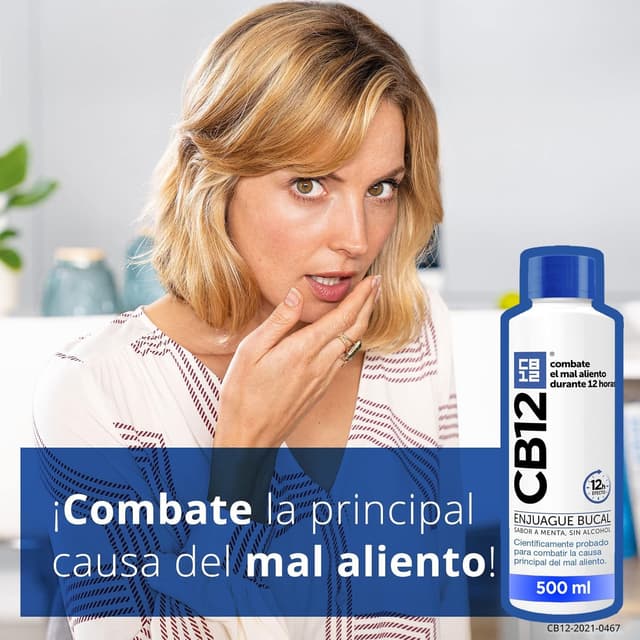 Thumbnail 2 de CB12 Enjuague Bucal 500 ml contra halitosis 📗