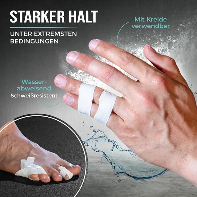 Detalle de PULLUP & DIP Fingertape extra stark 30 m