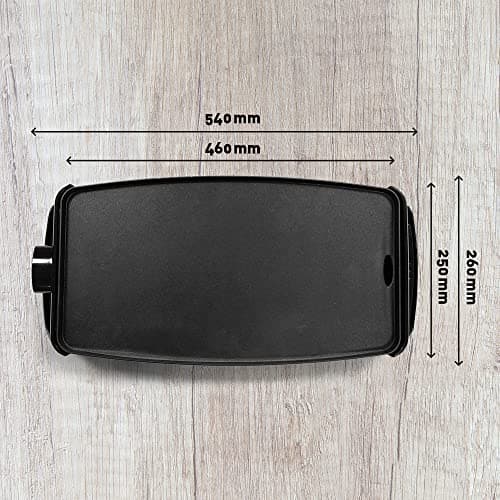 Detalle 2 de Jata GR195 Plancha de asar 46×25 cm, 2.200 W