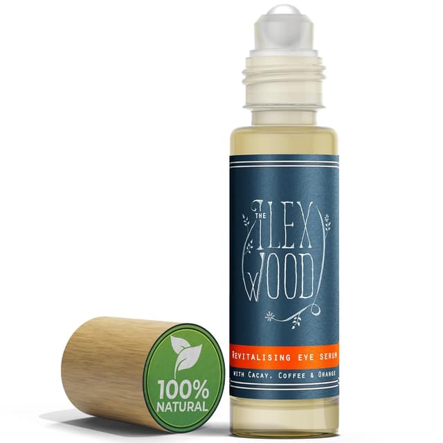 Detalle de The Ilex Wood Revitalising Eye Serum (Cacay Oil) – 10ml all-natural vegan anti-ageing eye serum