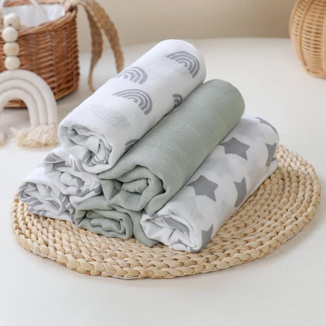 Detalle de GLLQUEN BABY muslin squares 6 pack 70cm