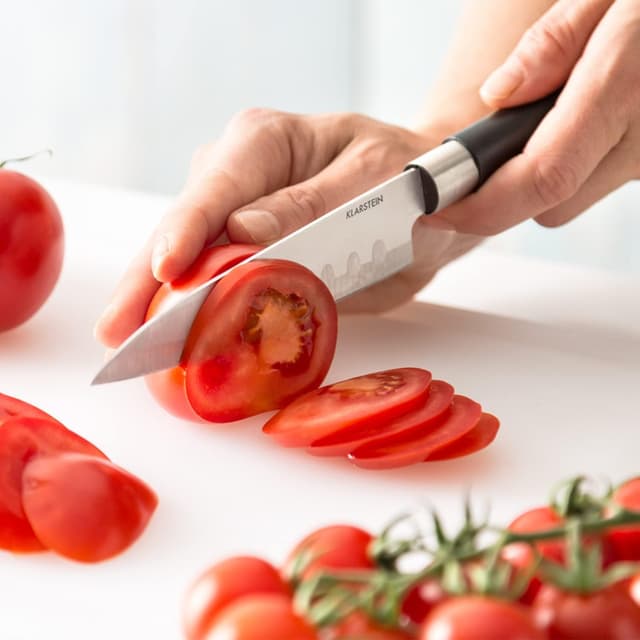 Detalle 2 de Klarstein Kitano set cuchillos 8 piezas magnético negro 🔪