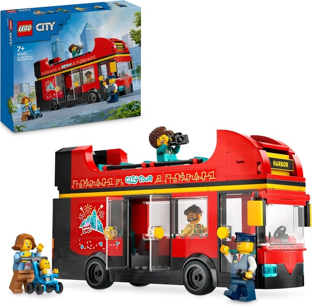 Imagen de LEGO City 60407 Red Double-Decker Bus en OfertitasTOP