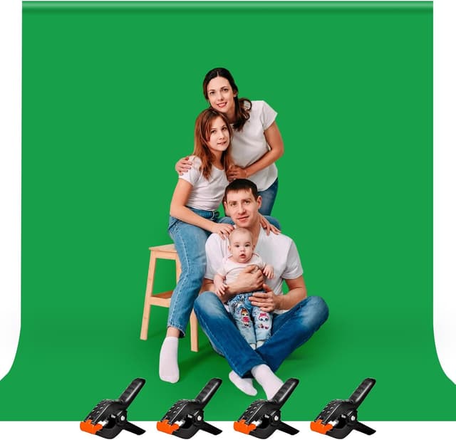 Detalle de Heysliy Fondo Fotografía Verde 3x3 m