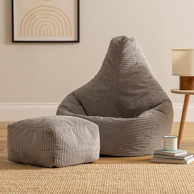 Thumbnail 3 de Icon Dalton Sitzsack Cord Grau