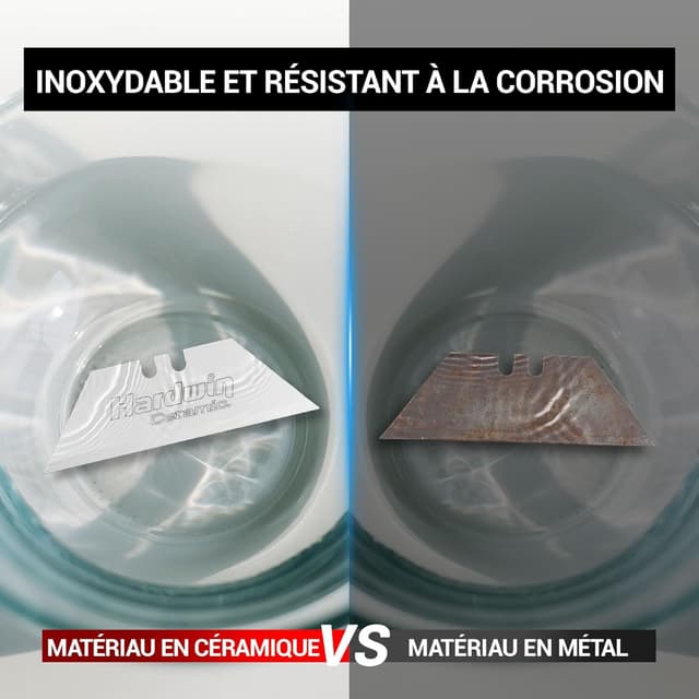 Thumbnail 5 de Lames cutter trapèze en céramique, lot de 5