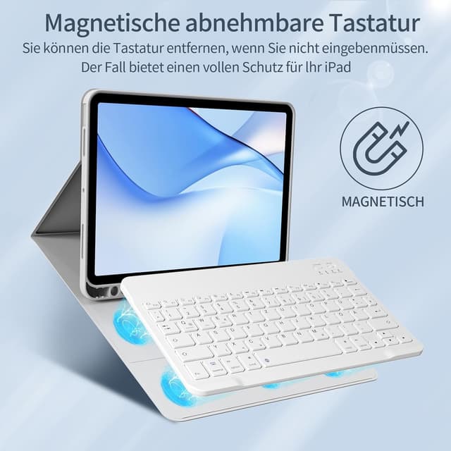 Thumbnail 3 de GKABXY Hülle mit Bluetooth‑Tastatur für iPad 10,9–11"