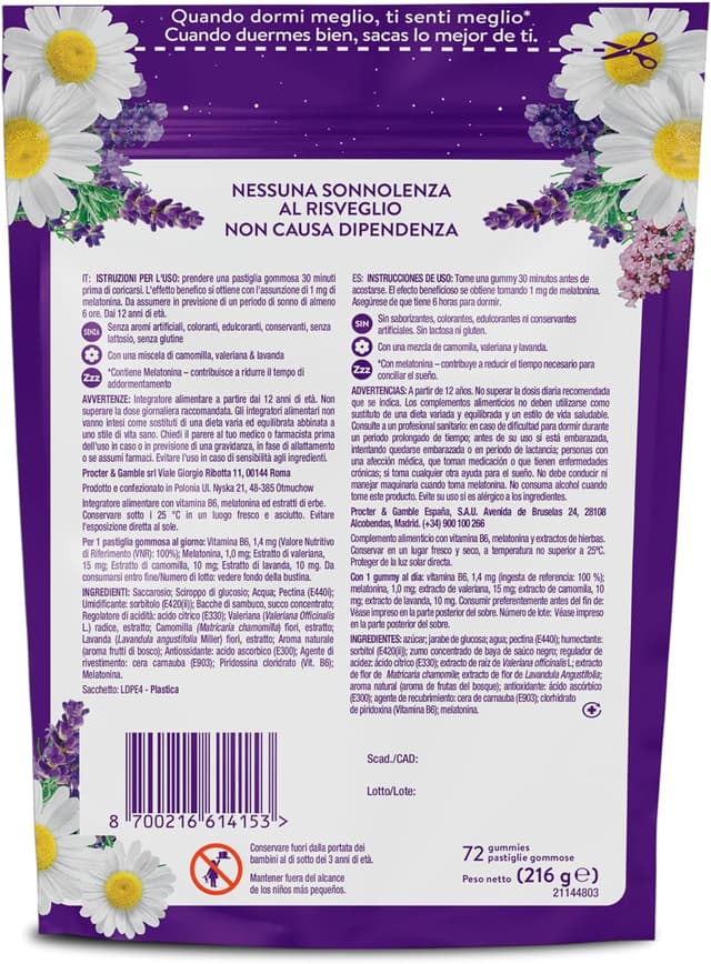 Thumbnail 1 de ZzzQuil Sonno 72 pastiglie gommose 🍬