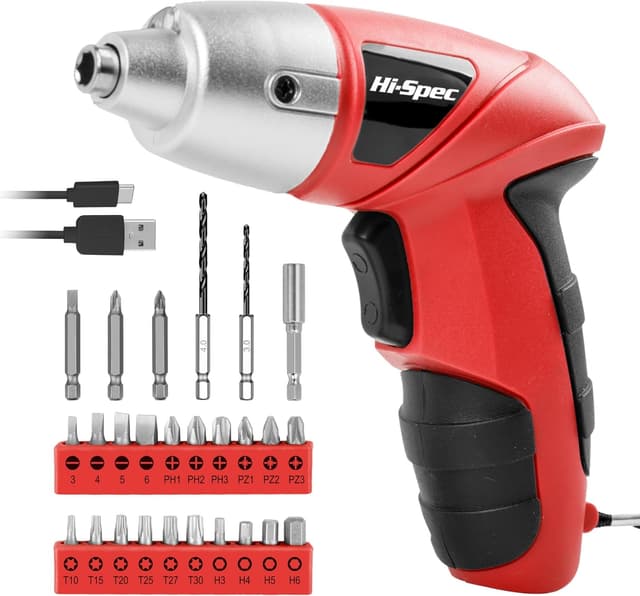 Imagen de Hi-Spec 27pcs Destornillador Eléctrico 3,6V USB en OfertitasTOP