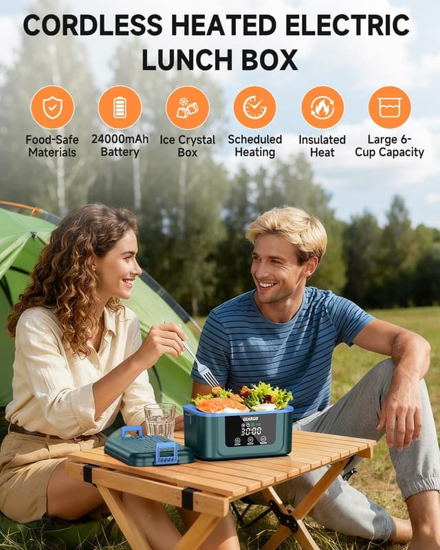 Thumbnail 5 de GEARGO 2026 Heated Lunch Box 1.5L 🍱