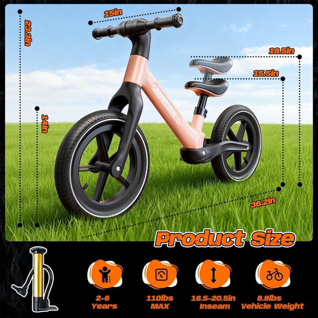 Thumbnail 4 de Skirfy 14 Zoll Laufrad für Kinder 3,7 kg