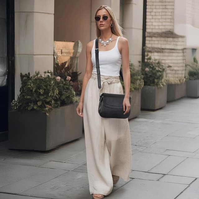 Detalle 2 de befen Echtleder Umhängetasche Damen Mittelgroß mit RFID-Blockierung und integrierter Brieftasche