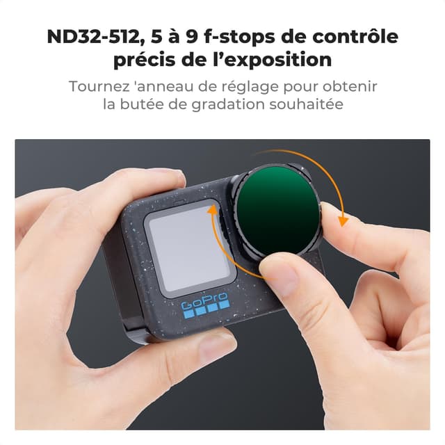 Thumbnail 2 de K&F Concept Filtre ND32-512 pour GoPro