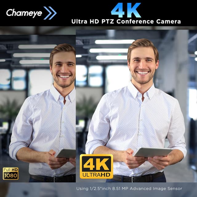 Thumbnail 1 de Chameye CH420 Telecamera PTZ 4K 20x Zoom