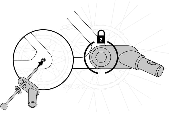 Detalle 2 de hauck Attelage Remorque Velo 2e acople