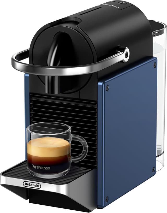 Detalle 2 de De’ Longhi EN 127.BL Pixie blau – Kaffee-Kapselmaschine mit 19-Bar-Druck