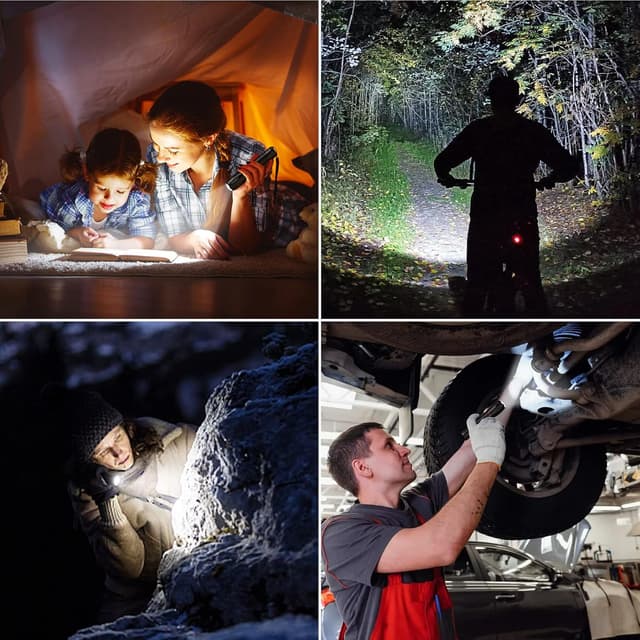 Thumbnail 7 de Blukar Linterna LED Recargable ⛺ Super Brillante y Resistente