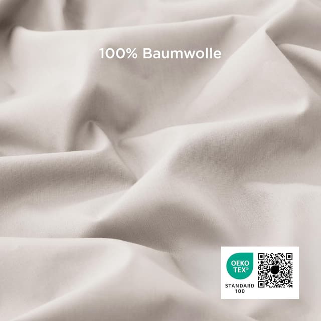 Thumbnail 2 de BEDSURE Bettwäsche 200×200 aus Baumwolle mit Reißverschluss