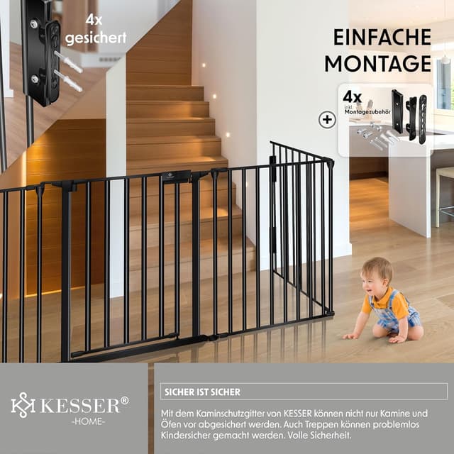 Thumbnail 5 de KESSER Kaminschutzgitter mit Tür 305 cm