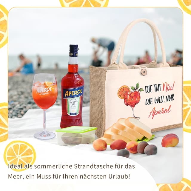 Thumbnail 6 de GADITIEK Aperol Geschenk Tasche 32×22×13 cm