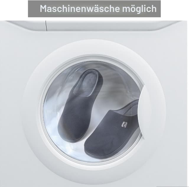 Detalle 2 de RockDove Herren Original zweifarbige Hausschuhe mit Rückstellschaum