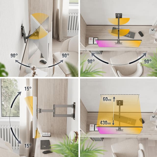 Thumbnail 2 de RICOO S2911 Supporto monitor 20 kg